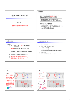 有機スペクトル化学