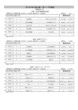 新潟県クラブユースサッカーU