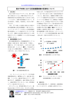 高分子材料における促進暴露試験の促進性について （PDF: 198.1 KB）