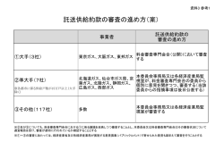 託送供給約款の審査の進め方（案）