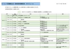講習会のスケジュール・詳細（PDF）