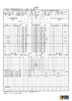 公式記録