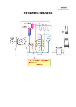PDFファイルを開きます。苫東厚真発電所2号機の概要図
