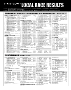 2016年8月号掲載分 - ライディングスポーツ