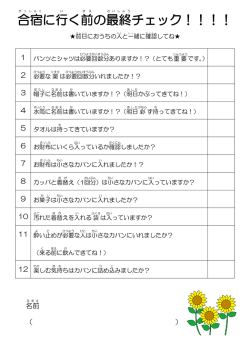 花まる五島合宿のしおりはこちら