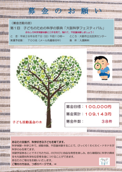 子ども活動募金-第4回目最終報告