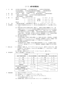 （11）卓球競技 - 岩手県中学校体育連盟