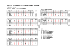 平成28年度 全三河高等学校ソフトテニス競技東三河予選会 男子団体戦
