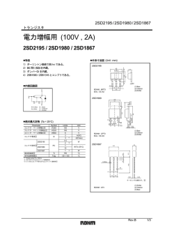 電力増幅用 (100V , 2A)