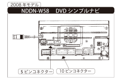 NDDN-W58 DVD シンプルナビ