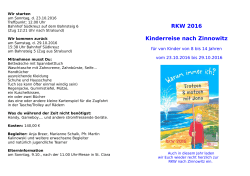 RKW 2016 Kinderreise nach Zinnowitz