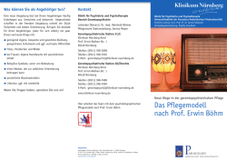 Das Pflegemodell nach Prof. Erwin B&ouml;hm
