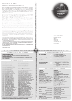 Pfarrbrief August 2016