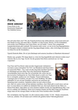 Paris, mon amour - Gymnasium Blankenese