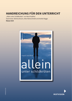 handreIchung f&Uuml;r den unterrIcht