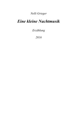 Eine kleine Nachtmusik