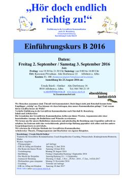 H&ouml;r doch endlich richtig zu! - Gewaltfreie Kommunikation