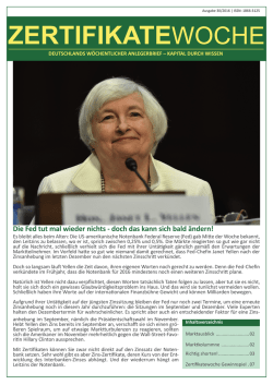 Die Fed tut mal wieder nichts - doch das kann sich