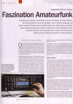 Faszinataon Amateurfnk - Radioamateurs du Luxembourg