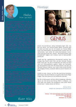 Filmtipp: „Genius“