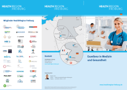 Deutsch PDF - HealthRegion Freiburg