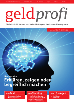 Leseprobe Geldprofi