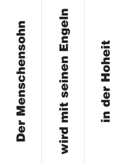 in der Hoheit wird mit seinen Engeln Der Menschensohn