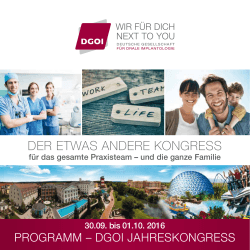 Kongress-Programm