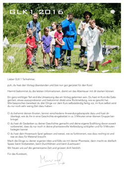 GLK1 2016 - Cevi Altstetten und Albisrieden