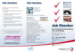 Job Checker - Landkreis F&uuml;rth
