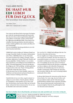 Du hast nur ein leben f&uuml;r das Gl&uuml;ck