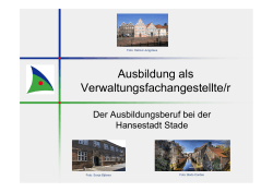 Ausbildung als Verwaltungsfachangestellte/r