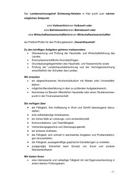 Infos - Landesrechnungshof Schleswig