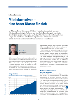 Mietlokomotiven – eine asset-Klasse für sich