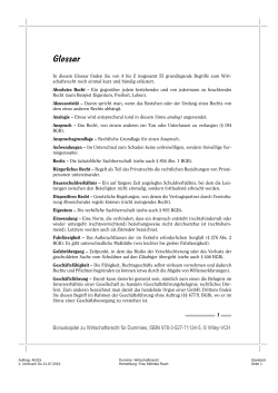 Glossar - Wiley-VCH
