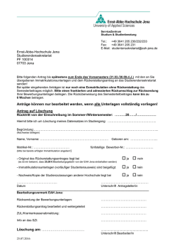 ja nein ja nein ja nein - EAH-Jena