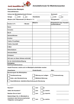 Anmeldeformular für Mietinteressenten - loco-s.ch