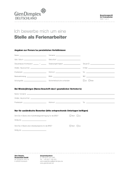 PDF Datei herunterladen - Glen Dimplex Deutschland GmbH