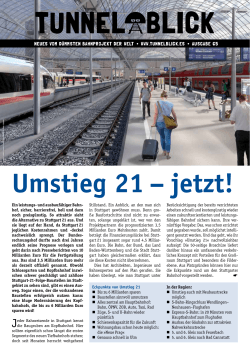 PDF: Umstieg jetzt! Tunnelblick Ausgabe Nr. 65