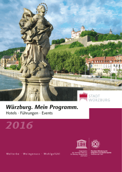Würzburg. Mein Programm.