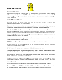 Bedienungsanleitung