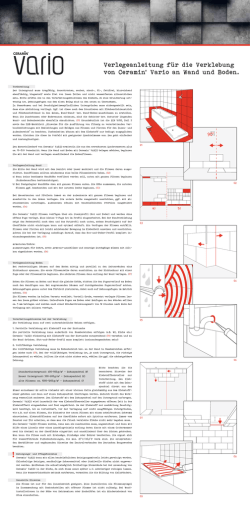 Verlegeanleitung