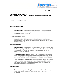 ESTROLITH ® - Industrieboden KM