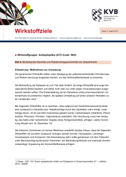 Wirkstoffziele - Kassenärztliche Vereinigung Bayerns (KVB)