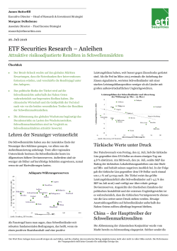 ETF Securities Research – Anleihen