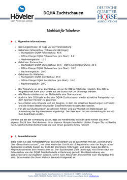 DQHA Zuchtschauen
