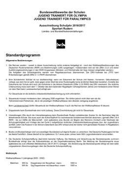 JtfO-Rudern - Niedersachsen