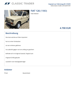 FIAT 126 (1980) 4.700 EUR