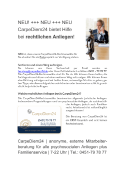 Ihr Schwarzes Brett