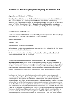 Hinweise zur Kirschessigfliegenbek&auml;mpfung im Weinbau 2016